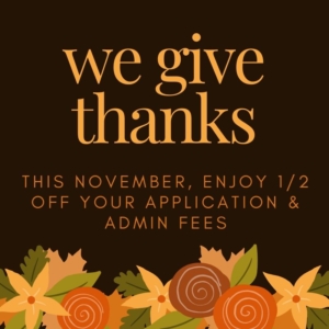 We Give Thanks Special Graphic