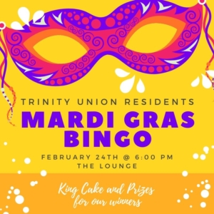 Mardi Gras Bingo February 24 for residents
