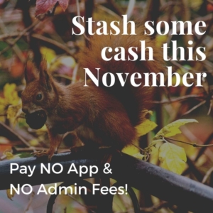 No app and no admin fees special