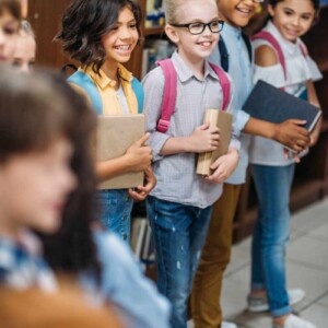 Kids at school