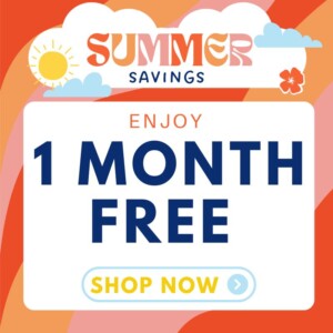 1 month free